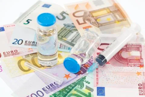 Pharmaceutical cost Stock Photos