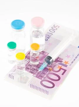 Pharmaceutical cost Stock Photos