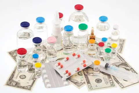 Pharmaceutical cost Foto stock