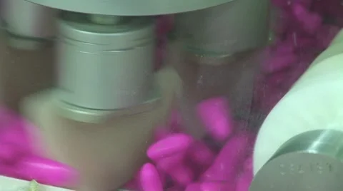 Pharmaceutical Factory Stock Footage 12479566