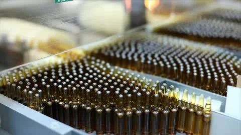 Pharmaceutical Factory Stock Footage 24641423