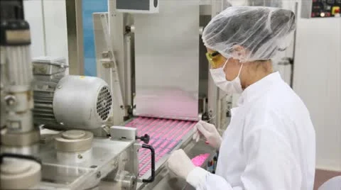 Pharmaceutical factory Stock Footage 24641963