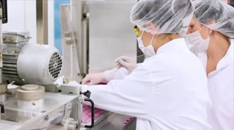 Pharmaceutical Factory Stock Footage 24642201