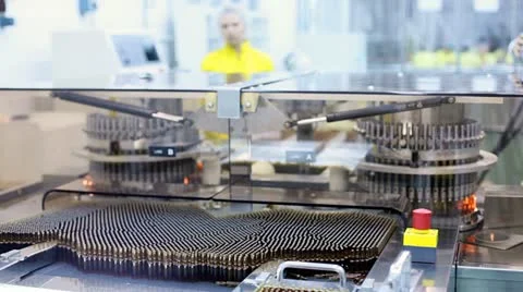 Pharmaceutical factory Stock Footage 24643105