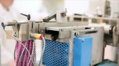 Pharmaceutical Factory Stock Footage 24643737