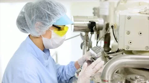 Pharmaceutical factory Video stock 24643783