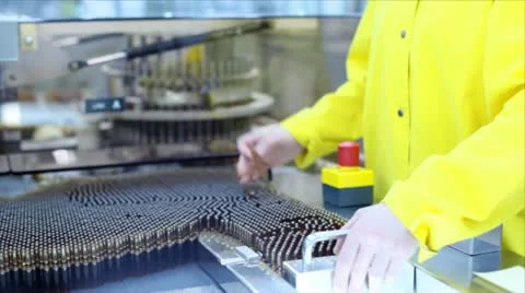 Pharmaceutical factory Stock Footage 24643811