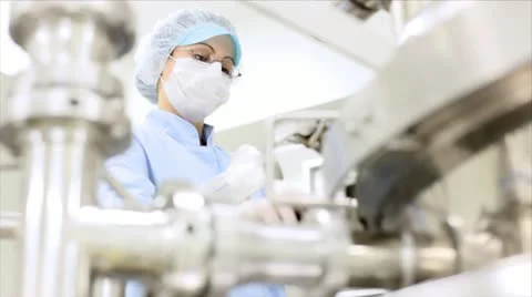 Pharmaceutical Factory Video stock 24644214