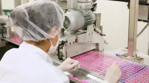 Pharmaceutical factory Stock Footage 24644764