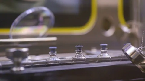 Pharmaceutical Industry Production Stock Footage 74338280
