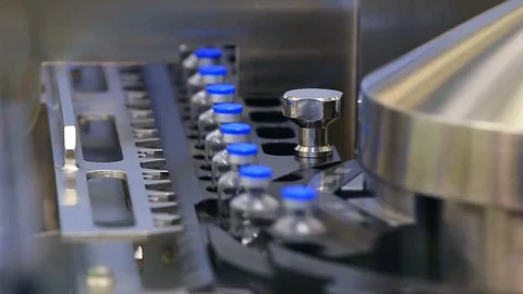 Pharmaceutical Industry Production Stock Footage 74570495