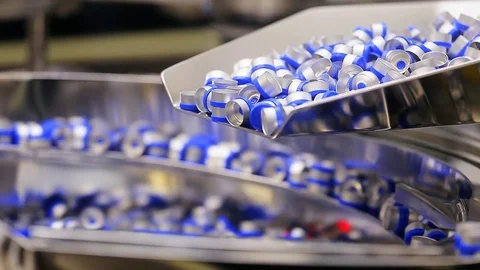 Pharmaceutical Industry Production Video stock 76042369