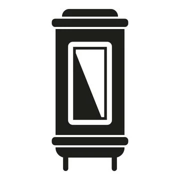 Pharmaceutical press machine icon simple vector. Automatic action Stock Illustration