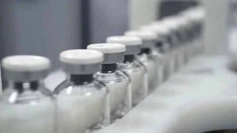 Pharmaceutical production Stock Footage 144441910