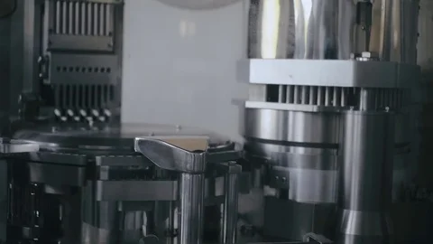 Pharmaceutical production line Stock Footage 76754237