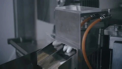 Pharmaceutical production line Vídeo Stock 76754285