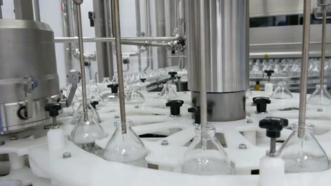 Pharmaceutical production line. Видео 152379779
