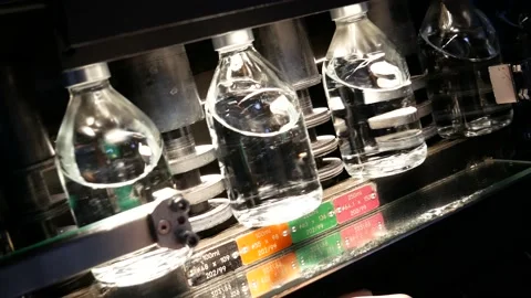 Pharmaceutical production line. Stock Footage 152814844
