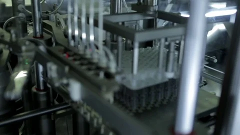 Pharmaceutical production plant Stock Footage 80435266