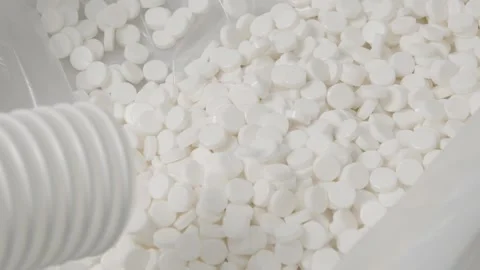 Pharmaceutical production of tablets 20 Vídeos de archivo 147540455