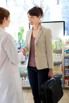 Pharmaceutical sales representative Stock Photos