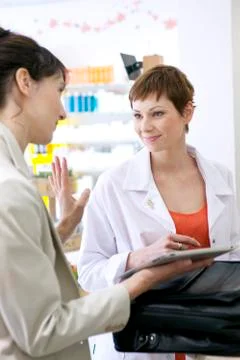 Pharmaceutical sales representative Stock Photos