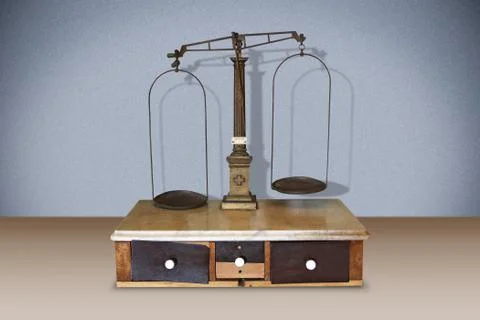 Pharmaceutical scales Stock Photos