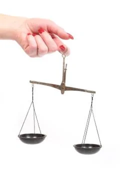 Pharmaceutical scales Stock Photos