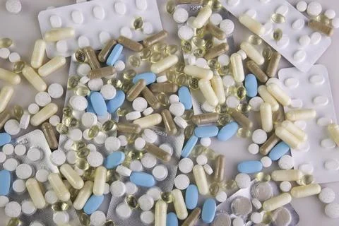 Pharmaceutical Tablets Stock-Fotos