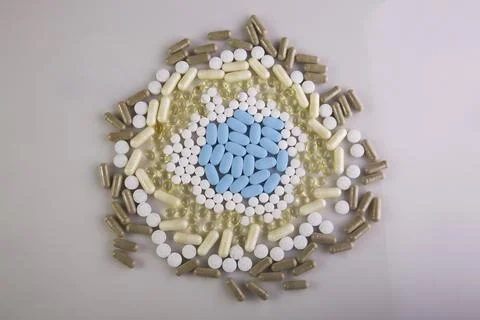 Pharmaceutical Tablets 写真素材
