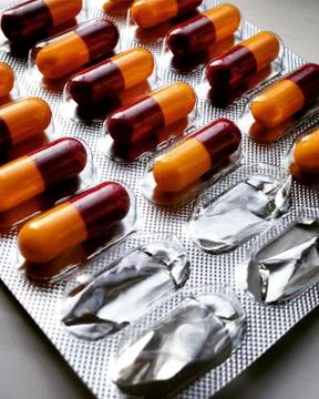 Pharmaceuticals bubble pack Stock Photos