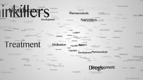 PHARMACEUTICALS Keywords Animation, Background, Loop Vídeos de archivo 247106121