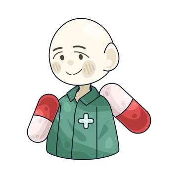 Pharmacist illustration Stock Illustration