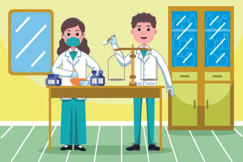 Pharmacist Profession Stock Illustration