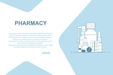 Pharmacological background 5 Stock Illustration
