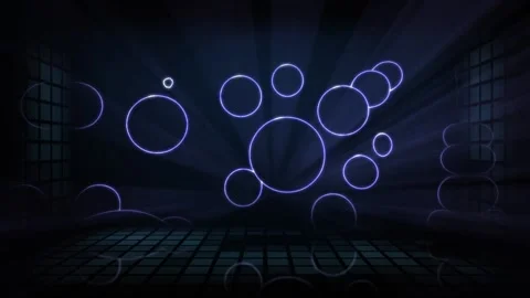 Pharmacology. Computer simulation of an animated laser show Video stock 132444252