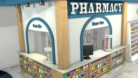 Pharmacy 3D Model