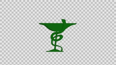 Pharmacy Animated Logo Vídeos de archivo 56725097