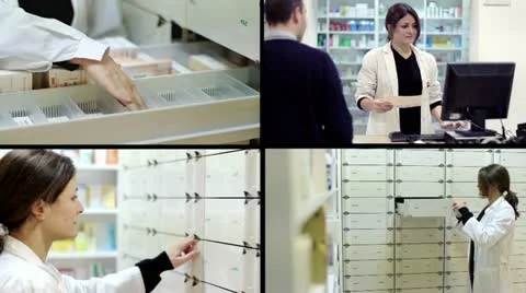 Pharmacy composition 스톡 동영상 21845083
