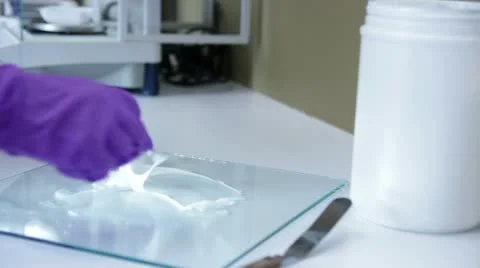 Pharmacy Compounding Dolly Shot Stock Footage 12737393