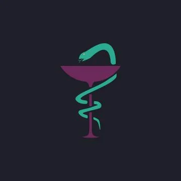 Pharmacy computer symbol Stock Illustration