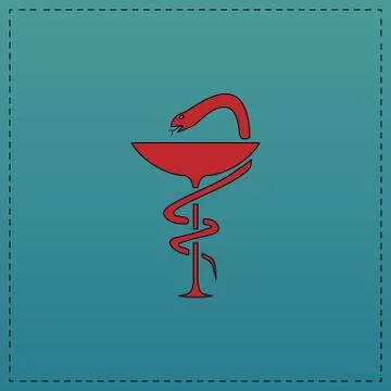 Pharmacy computer symbol Stock Illustration