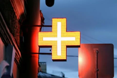 Pharmacy cross Stock Photos