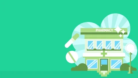 Pharmacy drug store Stock Footage 320600183
