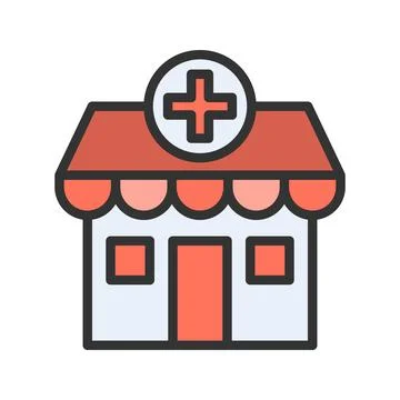 Pharmacy icon vector image. Stock Illustration