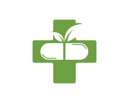 Pharmacy logo icon vector illustration design Stock Illustration