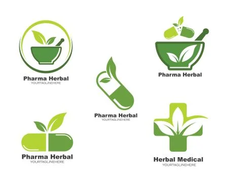 Pharmacy logo icon vector illustration design Stock Illustration