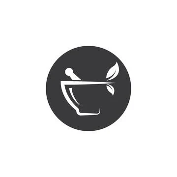 Pharmacy logo icon vector illustration design Illustrazione stock