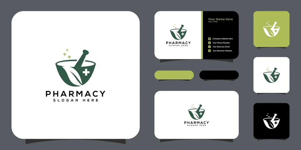 Pharmacy logo icon vector template Stock Illustration
