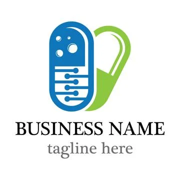 Pharmacy logo template vector icon design Stock Illustration